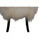 Danish chair of lambskin