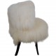 Danish chair of lambskin