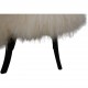 Danish chair of lambskin
