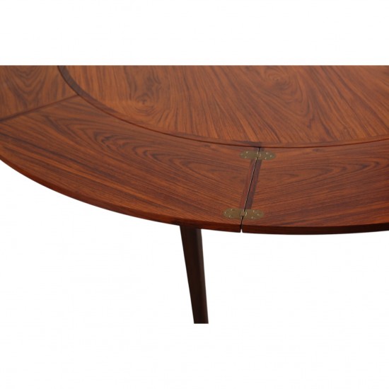 Dyrlund flip flap Spisebord af palisander