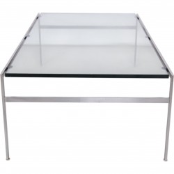Fabricius and Kastholm Coffetable of glass 76x140 Cm