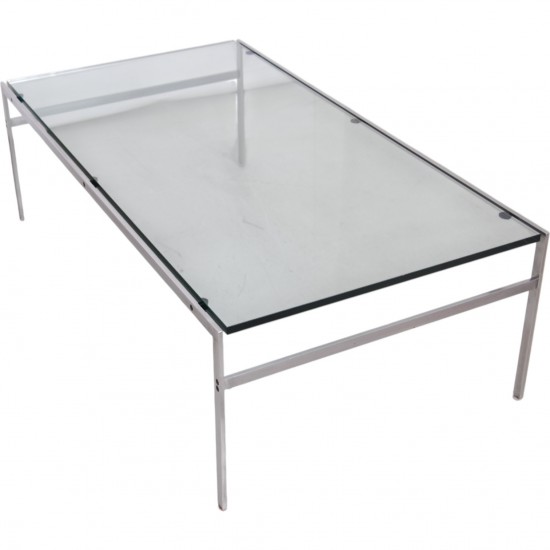 Fabricius and Kastholm Coffetable of glass 76x140 Cm