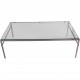 Fabricius and Kastholm Coffetable of glass 76x140 Cm