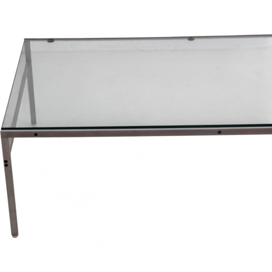 Fabricius and Kastholm Coffetable of glass 76x140 Cm