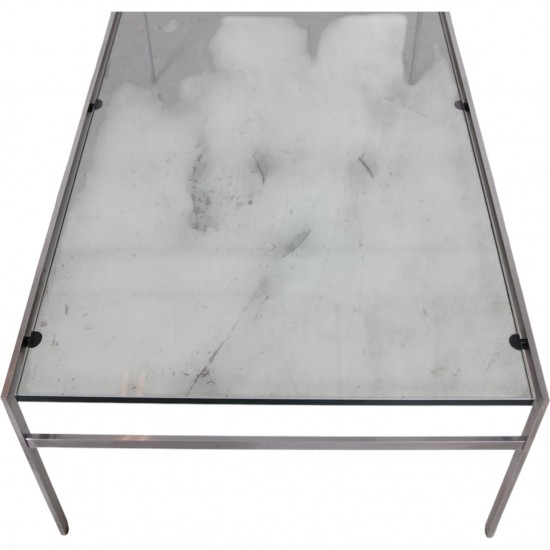 Fabricius and Kastholm Coffetable of glass 76x140 Cm