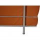 Le Corbusier LC2 lænestol betrukket med cognac bizon læder