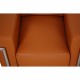 Le Corbusier LC2 lænestol betrukket med cognac bizon læder