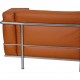 Le Corbusier LC3 lænestol betrukket med cognac bizon læder