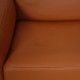 Le Corbusier LC3 lænestol betrukket med cognac bizon læder