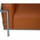 Le Corbusier LC3 lænestol betrukket med cognac bizon læder