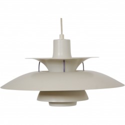 Poul Henningsen hvid PH5 lampe