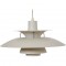 Poul Henningsen hvid PH5 lampe
