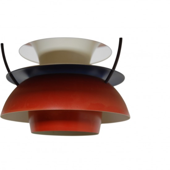 Poul Henningsen rød PH5 lampe