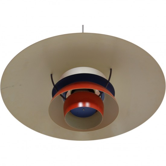 Poul Henningsen rød PH5 lampe