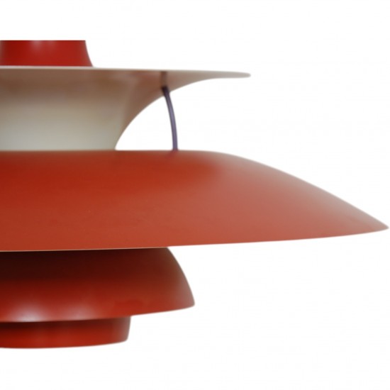 Poul Henningsen rød PH5 lampe