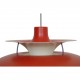 Poul Henningsen rød PH5 lampe