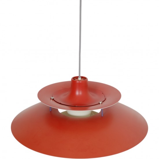 Poul Henningsen rød PH5 lampe