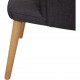 Hans Wegner Mama Bear stol i gråt stof