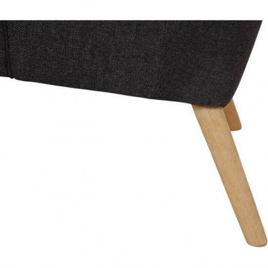 Hans Wegner Mama Bear stol i gråt stof