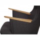 Hans Wegner Mama Bear stol i gråt stof
