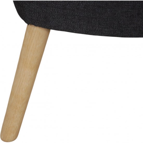 Hans Wegner Mama Bear stol i gråt stof