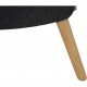 Hans Wegner Mama Bear stol i gråt stof