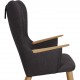 Hans Wegner Mama Bear stol i gråt stof