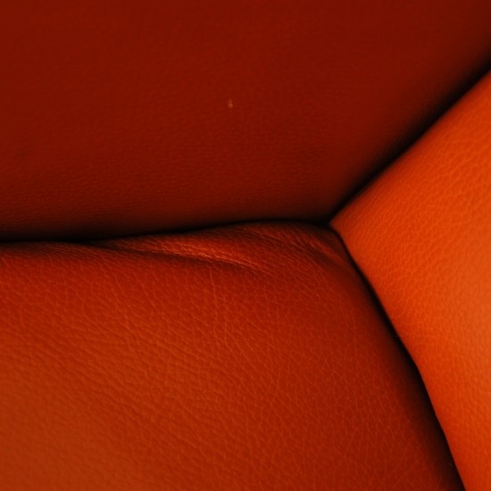 Hans Wegner Wingchair i cognac læder