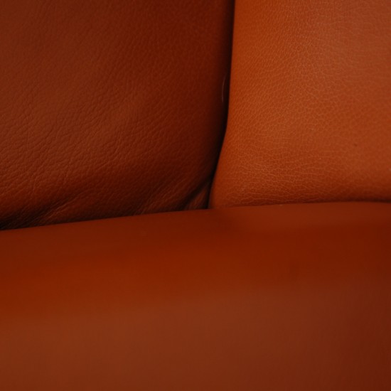 Hans Wegner Wingchair i cognac læder
