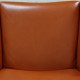 Hans Wegner Wingchair i cognac læder