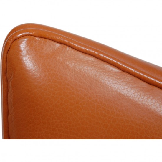 Hans Wegner Wingchair i cognac læder