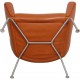 Hans Wegner Wingchair i cognac læder