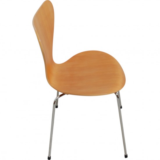Arne Jacobsen sæt med 6 Syver stole i oregon pine