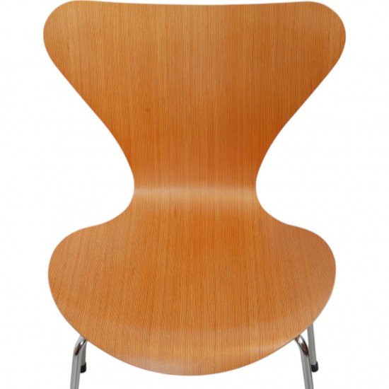 Arne Jacobsen sæt med 6 Syver stole i oregon pine