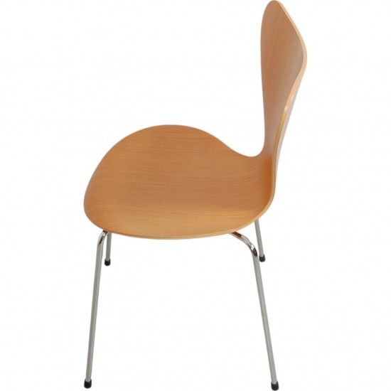 Arne Jacobsen sæt med 6 Syver stole i oregon pine