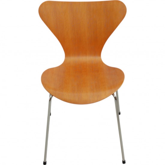 Arne Jacobsen sæt med 6 Syver stole i oregon pine