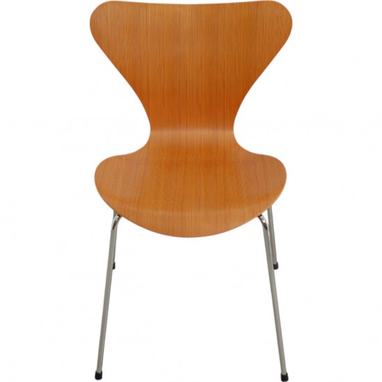 Arne Jacobsen sæt med 6 Syver stole i oregon pine