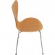 Arne Jacobsen sæt med 6 Syver stole i oregon pine