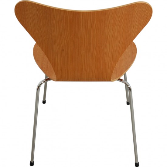 Arne Jacobsen sæt med 6 Syver stole i oregon pine