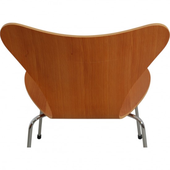Arne Jacobsen sæt med 6 Syver stole i oregon pine