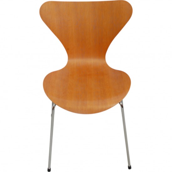 Arne Jacobsen sæt med 6 Syver stole i oregon pine