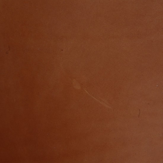 Arne Jacobsen Gryde stol i cognac anilin læder