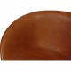 Arne Jacobsen Gryde stol i cognac anilin læder