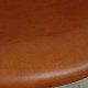 Arne Jacobsen Gryde stol i cognac anilin læder