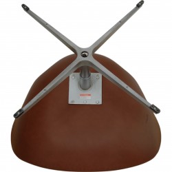 Arne Jacobsen Swan Chair reupholstered in Mokka Classic leather