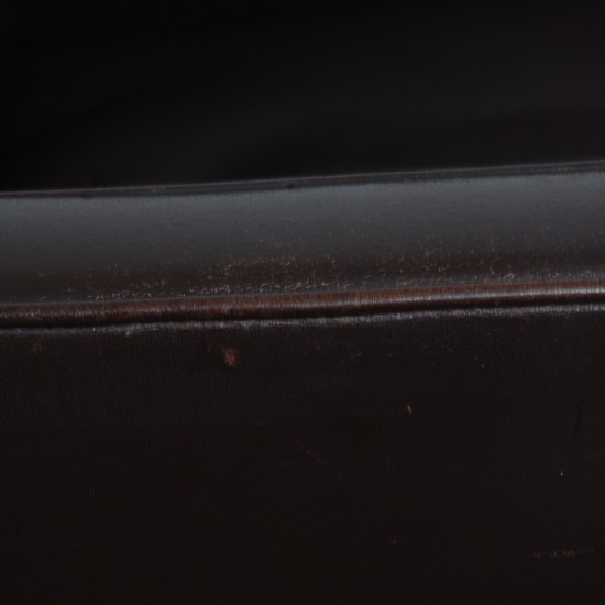 Børge Mogensen 2321 Lounge chair in dark brown leather