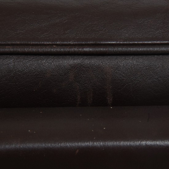 Børge Mogensen 2321 Lounge chair in dark brown leather