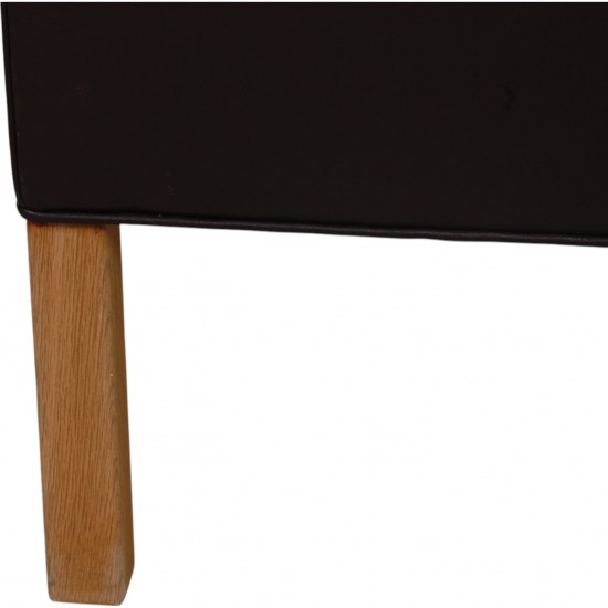 Børge Mogensen 2321 Lounge chair in dark brown leather