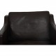 Børge Mogensen 2321 Lounge chair in dark brown leather