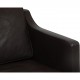 Børge Mogensen 2321 Lounge chair in dark brown leather